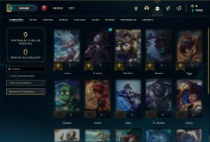 Conta Ferro 1 com 20 Champs e 3 Skins - League of Legends LOL