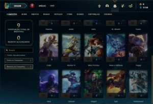 Conta Ferro 1 com 20 Champs e 3 Skins - League of Legends LOL