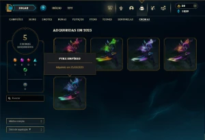 Prata 3 com 45 Champs e 17 Skins