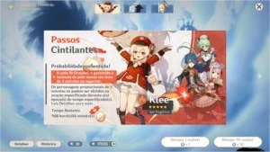 Venti+Klee e 17035 gema essenciais. - Genshin Impact