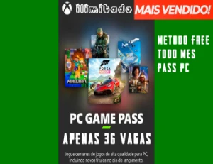 🔥Xbox Game Pass PC Free Todo Mes🔥 - Assinaturas e Premium