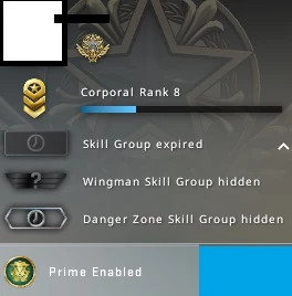 CONTA PRIME CSGO  + MEDALHA DE SERVIÇO 2021 - Counter Strike
