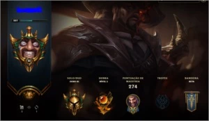 CONTA DE LEAGUE OF LEGENDS - OURO3 LOL