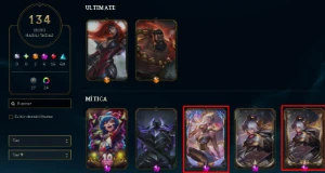 [CONTA HANDLEVEL] Gold 4+ Passes LOL + Skins Prestigios+ 134 - League of Legends