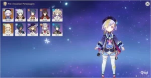 Genshin Impact AR20 NA / QIQI / Razor / 4 armas e mais
