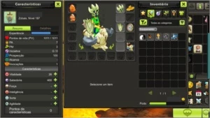 Conta dofus touch - Zobal 187 servidor PANDAWO