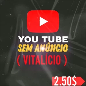 You Tube Sem Anúncio Vitalício - Social Media