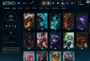 Fullacesso - Conta De 2020 - 44 Skins - Level 263 - 152 Camp - League of Legends LOL