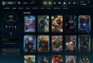 Fullacesso - Conta De 2020 - 44 Skins - Level 263 - 152 Camp - League of Legends LOL