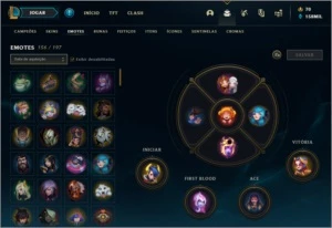 Conta LOL Br c/ Todas SKINS Habilitáveis + Pax Sivir 2011 - League of Legends