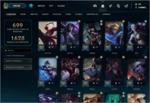 Conta LOL Br c/ Todas SKINS Habilitáveis + Pax Sivir 2011 - League of Legends