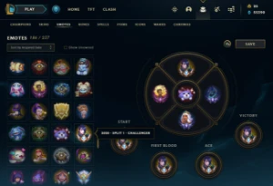 Conta main LOL MMR mestre soloq e challenger flex - League of Legends