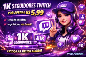 🚀 SEGUIDORES PARA TWITCH – ENTREGA RÁPIDA E GARANTIDA 🚀 - Redes Sociais