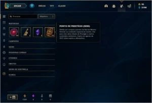 Conta prata 1 com 31 champs e 7 skins - League of Legends LOL