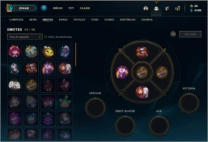 Conta prata 1 com 31 champs e 7 skins - League of Legends LOL