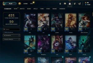 Prata 1 com 150 Champs e 144 Skins ( MAIN SUP / ADC ) - League of Legends LOL