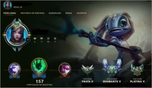 Conta Ex Mestre Borda Mestre - League of Legends LOL