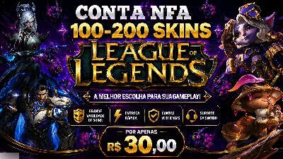 Contas League Of Legends Nfa 100-200 Skins 🔥