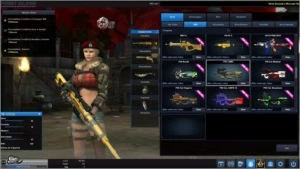Conta Point Blank: Tenente Coronel 3 com vários itens. PB
