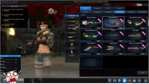 Conta Point Blank: Tenente Coronel 3 com vários itens. PB