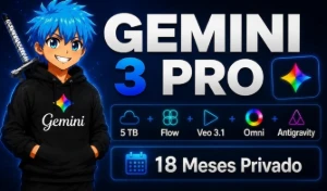 Google Ai Pro + Gemini Pro + Flow + 5Tb 18m 30 dias garantia - Inteligência Artificial