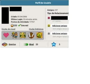 Conta Habbo 2006 Emblemada