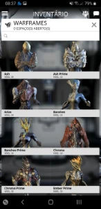 Promoção!!! Conta Warframe Mr 21/ 52 Warframes /239 Armas!! - Outros