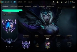 conta diamond 2 - League of Legends LOL