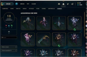 conta diamond 2 - League of Legends LOL