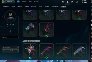 conta diamond 2 - League of Legends LOL