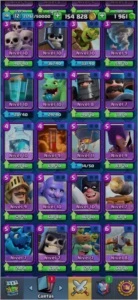 conta clash royale lv 12 com 1900 gemas