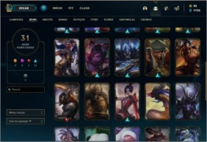 Conta diamante 3 com 31 skins e 60 champs - League of Legends LOL