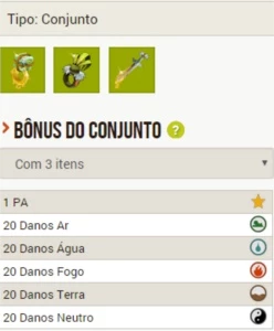 Conjunto Glursao (Spiritia) - Dofus