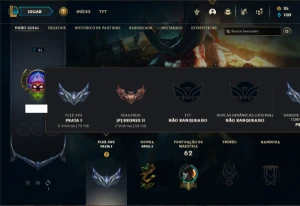 Conta bronze 2 com 32 Champs e 12 Skins - League of Legends LOL