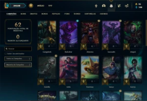 Conta bronze 2 com 32 Champs e 12 Skins - League of Legends LOL