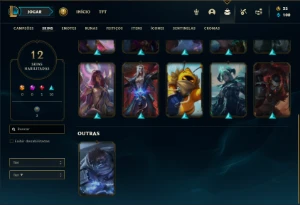 Conta bronze 2 com 32 Champs e 12 Skins - League of Legends LOL