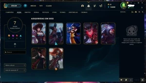 Conta league of legends Servidor BR Elo Mestre LOL