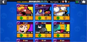 Vendo Conta Brawl Stars 19k 37/37 FULL