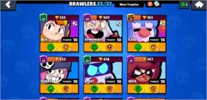 Vendo Conta Brawl Stars 19k 37/37 FULL