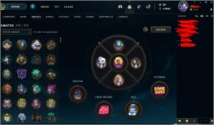 CONTA LOL DE COLECIONADOR 1248 SKINS+ E MUITAS OUTRAS COISAS - League of Legends