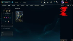 CONTA LOL DE COLECIONADOR 1248 SKINS+ E MUITAS OUTRAS COISAS - League of Legends