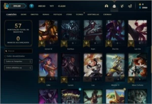 Conta Smurf Platina 3 - League of Legends LOL