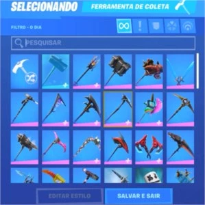 conta de fortnite season 4 full até a atual