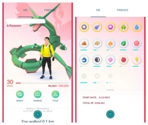 Level 30 Extreme + High Stardust / Conta Antiga - Pokémon
