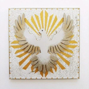 Quadro "Divino Dourado" - Artesanato e Personalizados