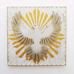 Quadro "Divino Dourado" - Artesanato e Personalizados