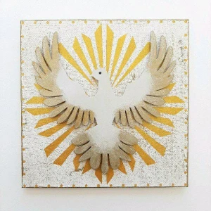 Quadro "Divino Dourado" - Artesanato e Personalizados