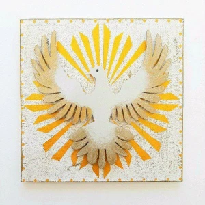 Quadro "Divino Dourado" - Artesanato e Personalizados