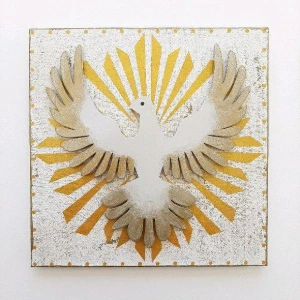 Quadro "Divino Dourado" - Artesanato e Personalizados