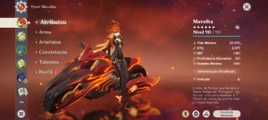 Conta genshin completa com muitas builds e 15T5